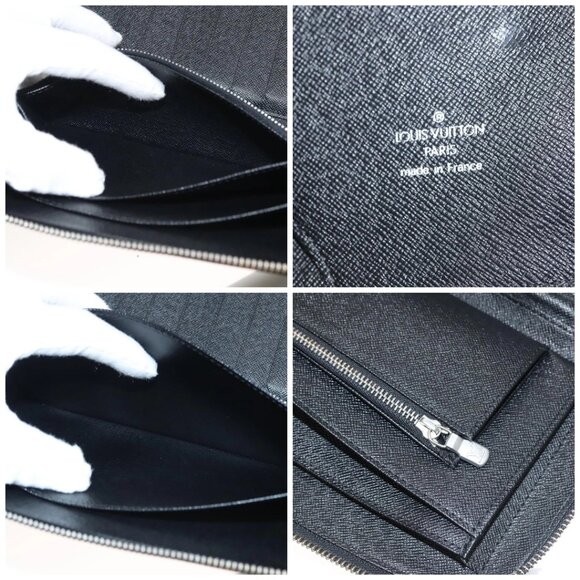 LOUIS VUITTON Taiga Organizer Atoll Travel Case Ardoise M30652 LV Auth 117271 - Picture 15 of 16